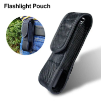 Molle Led lenser Flashlight Pouch Bag Hunting Accessories Flashlight Pouch LED Torch Holster Case Outdoor Camping Hiking