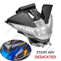 Motorcycle New LED Headlight Headlamp Head Lamp Light Double Flash Warning Light Assembly For ZONTES ZT310-T ADV 310T ADV