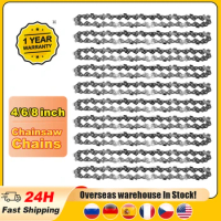 6 Inch/4inch/8inch Mini Steel Chainsaw Chain Electric Electric Saw Accessory Replacement Electric Chain Saw Chain