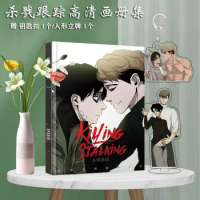 2023 New Korean Comic Book Killing Stalking Peripheral Photobook HD Poster Photo Card Sticker Assistance Posters Badges Keychain