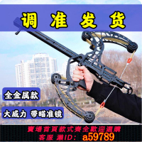 【台灣公司 可打統編】全金屬50連發復合弓箭復合彈弓新鋼珠雙用超遠戶外高精度激光瞄準