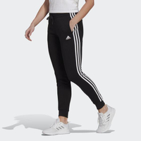 Adidas W 3S FL C PT [GM5551] 女 長褲 運動 休閒 經典 三線條 棉質 舒適 縮口 黑白