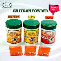 pewarna bubuk alami safron/saffron makanan re-pack 20gr