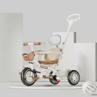 鳳凰兒童三輪車1-3-2-6歲手推腳踏車大號嬰兒手推玩具車