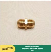 double niple nepel double drat luar m14 x m14 male