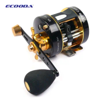 2017 new arrival overhead reel baitcasting reel round casting reel snake head reel ETC40/50 right handle and left handle