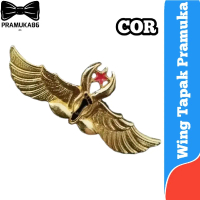 Wing Tapak Cor HITAM Pramuka / Pin Wing Tapak Hitam Cor