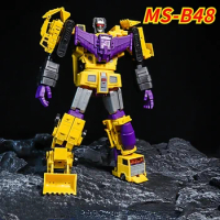In Stock MS-TOYS Transformation MS-B48 MSB48 G2 SIX IN ONE Yellow Devastator Power King Action Figure Toy Collection Gifts