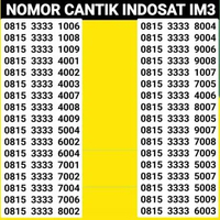 Nomor cantik kartu perdana Indosat Im3 ooredoo 4G 5G