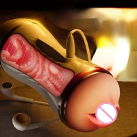 Erotic Sexy Male Masturbators Pussy For Men Sex Toy Woman 18+ Vagina Pussy Man Vibrating Belt Plug For Blowjob Sodomie Toys