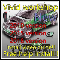 2022 hot Vivid Workshop software Europe repair software wiring diagram vivid workshop 2010/2015/ 2018 software vivid software