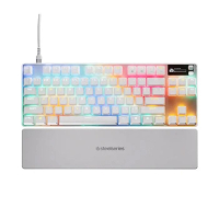 SteelSeries Apex Pro TKL Gen3 機械式鍵盤 OLED 智慧鍵盤白色顯示器 (V072) 