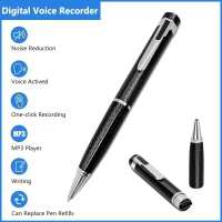 Digital Voice Recorder Pen - Professional Audio Sound Recording, Long-Distance Activation, USB Flash