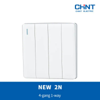 Promo Chint G New2N 4-Gang 1-Way Switch/Saklar