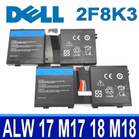 DELL 8芯 2F8K3 原廠規格 電池 02F8K3 0G33TT 0J33TT 0KJ2PX G33TT KJ2PX Alienware 18，18X，A18，M18，M18X R3，P18E，