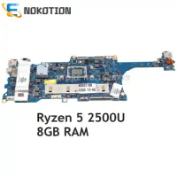 NOKOTION For HP Envy X360 13Z-AG 13-AG Laptop Motherboard Ryzen 5 2500U 8G RAM L19573-601 L19573-001 17885-2 448.0EC05.0021