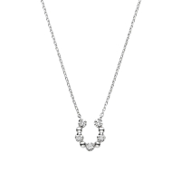 *【va vendome aoyama】Cing-briller鉑金馬蹄項鍊