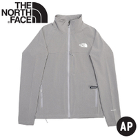 【The North Face 男 防風防潑水立領可套接外套《灰》】49ER/防風防潑水立領輕量風衣/夾克