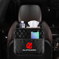 Car Storage Bag Hanging Seat Back Tissue Water Cup Holder Protectors for Trip Kids Travel for Toyota alphard Car Accessories