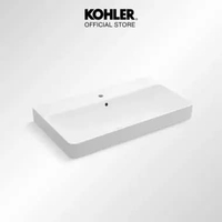 KOHLER Forefront Vanity Wastafel Lavatory 900mm Putih White K-2749T-1-0