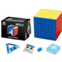 MoYu 7x7 V2 M 7x7 Cube Profesional MoYu MeiLong 7x7x7 V2 NO M Cube Mainan Teka-teki Pendidikan untuk