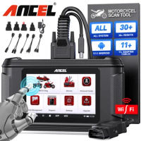 ANCEL MT500 Motorcycle Scanner All System ECU Coding Oil Rese OBD2 Diagnostic Scan Tool for BMW HONDA YAMAHA KTM SUZUKI KAWASAKI