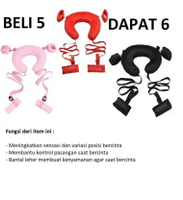 D138 Ayunan set BDSM tiys cinta bantal borgol tali kekang pengikat tangan kaki leher lembut empuk to