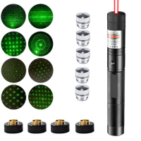 No Battery 8000m Lightweight High Power Green Laser Pointer Device Can Focus Red Laser Sight Burning Hunting Tactical Laser
