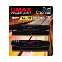 【UMAX】DDR5 6000 32GB CL30 超頻桌上型記憶體(XMP.EXPO雙參數/16Gx2)