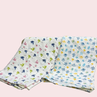 Khăn tắm xô Muslin sợi tre 2 lớp đa năng cho bé 4KIDS FAMILY