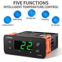 KWS-CH302 Digital Thermoregulator with Dual Temp Sensor Temperature Controller Refrigerator Defrosti