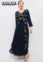 Chanira Festive Collection Chanira Festive Rafida Gamis-Navy