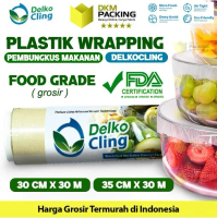 Plastik Cling Wrap Food Wrapping Pembungkus Makanan Delko Cling /Roll Pasti Ori