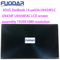 ASUS ZenBook 14 ux434 UX434FLC UX434F UX434FAC LCD screen assembly 1920X1080 resolution For 14" Original display touch version