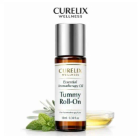 NEW TUMMY ROLL ON BLEND OIL FOR AROMATHERAPY BY CURELIX