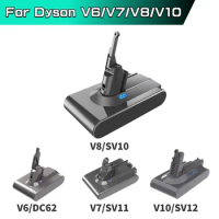21.6V Batterie for Dyson V6 V7 V8 V10 Series SV12 DC62 DC58 SV11 SV10 SV12 SV11 sv10 Handheld Vacuum Cleaner Spare battery