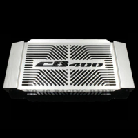 Silver Motorcycle Accessories Radiator Guard Protector Grille Grill Cover For HONDA CB 400 SF/400SF CB400SF 1999-2007/2008-2015