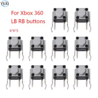 YuXi 10pcs Replacement Repair Parts LB RB Switch Bumper Joystick Button For Xbox 360 Controller
