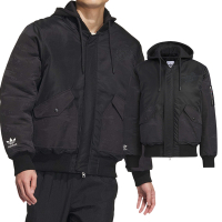 Adidas Padded MA JKT 男款 黑色 CNY 新年 龍年 保暖 連帽 運動 休閒 外套 IX4232