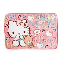 小禮堂 Hello Kitty 披肩毛毯 100x70cm (粉熊熊款)