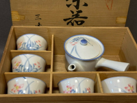 日本回流進口 茶具套 帶款茶壺 側把壺 茶杯 球形出水口 一