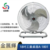 結帳再折⭐金展輝18吋工業桌扇A-1801
