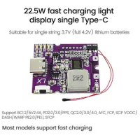 22.5W Power Bank Bidirectional Fast Charging Mobile Power Module PD3.0/PD20,AFCFCP/SCP/PE1 Circuit Board DIY Motherboard Nesting