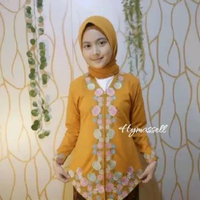 Kebaya Anak SD Model Encim Tradisional Modern Premium Brukat Elegan untuk Pesta, Wisuda Dan sekolah 
