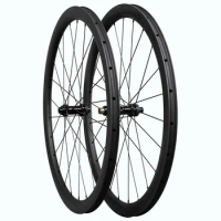 Super Light 700C Disc Brake Carbon Wheels Bicycle Road Disc Brake AERO Wheelset 40C
