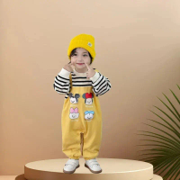 [COD] Disney Baby Boy Winter Striped Rompers Onesie Infant Clothes Warm Thickened Newborn 0-1 Years 