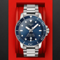 【TISSOT 天梭 官方授權】SEASTAR海洋之星 陶瓷錶圈 300米潛水機械腕錶 禮物推薦 畢業禮物(T1204071104103)