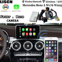 For Mercedes Benz A W176 W205 ngt Carplay box Rear Camera Android Auto adapte Interface Original screen Display Improve