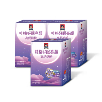 【QUAKER 桂格】好眠亮顏高鈣奶粉30gx7入x3盒(共21入)