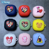 Disney Minnie Mickey Earphone Case Cover For Samsung Galaxy Buds 2/Live/Pro Silicone Bluetooth Headphone Protective Case